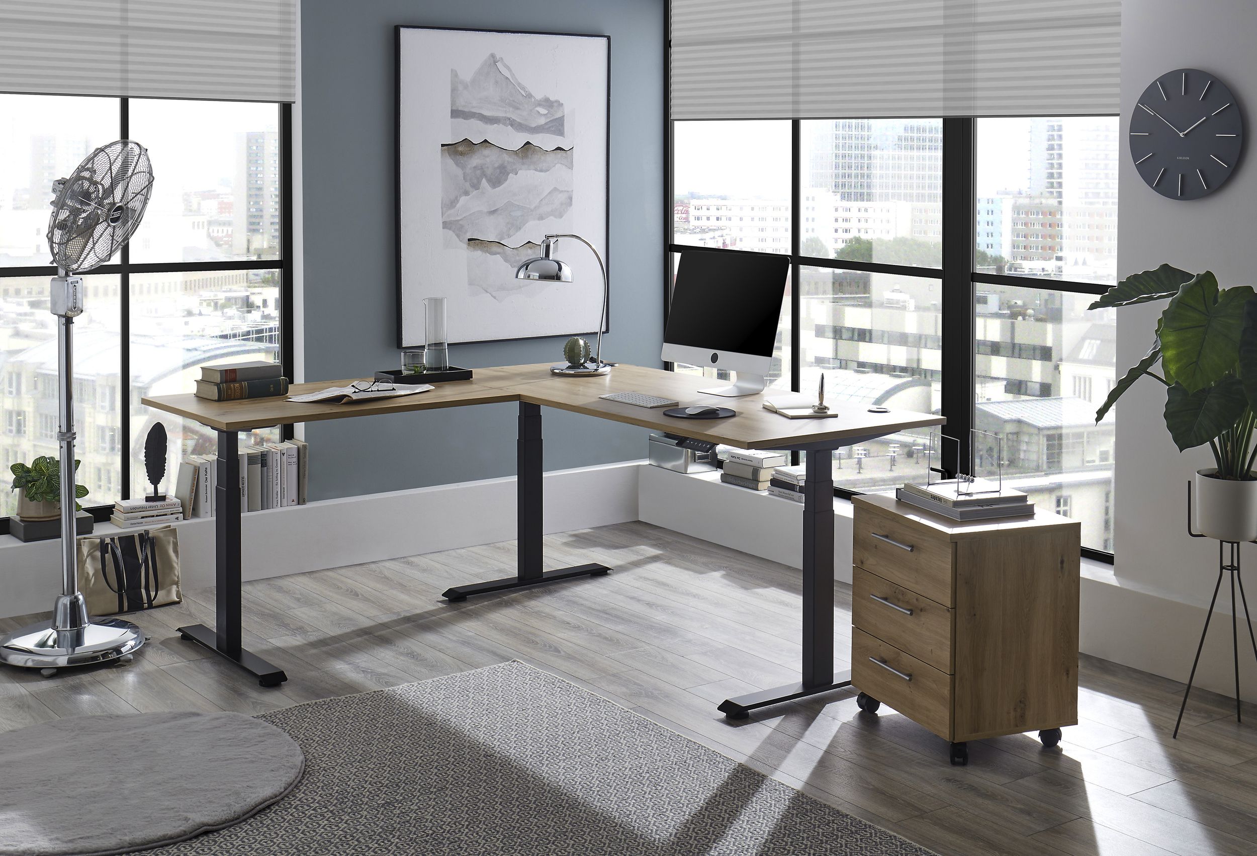 Eckschreibtisch Höhenverstellbar 8113000032