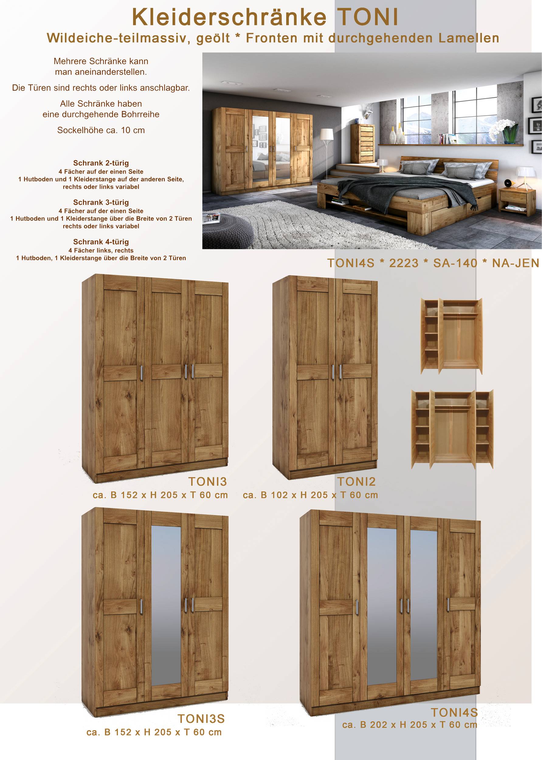 Drehtürenschrank 4-türig 7210400117