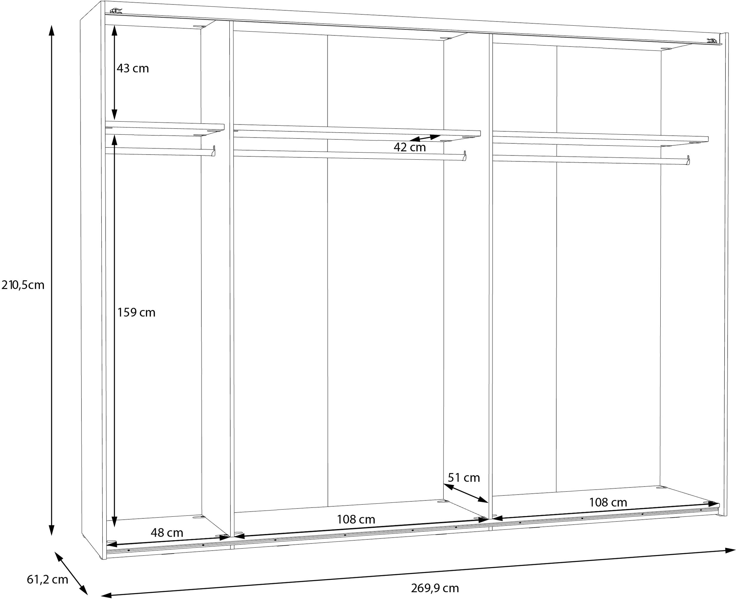Schwebetürenschrank 8060000322