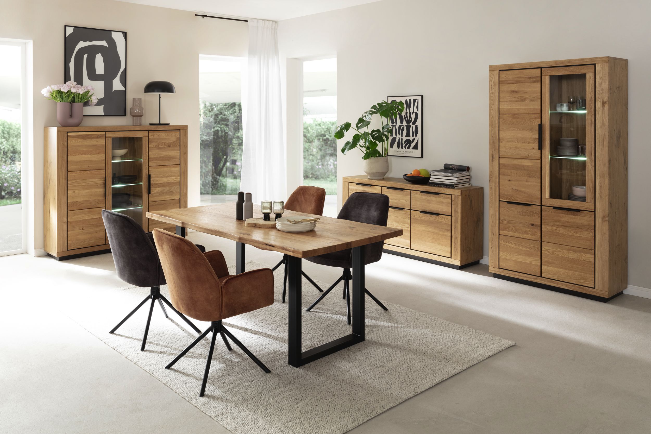 Highboard Teilmassiv 8092800163