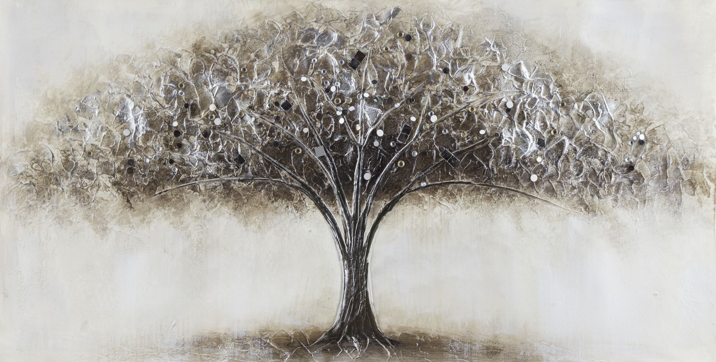 Leinwandbild 40x80cm ORIGINAL NESTO, TREE II