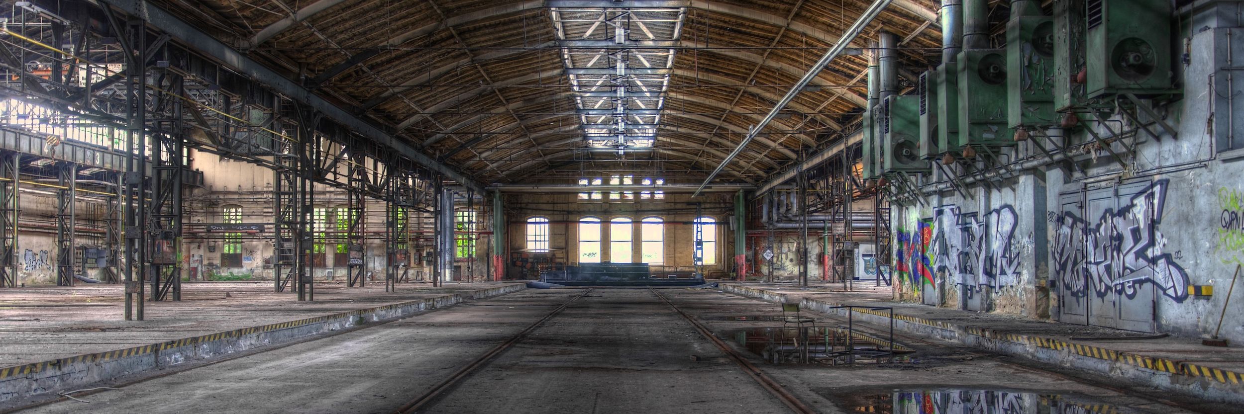 Leinwandbild 50x150cm CLEO, INDUSTRY HALL