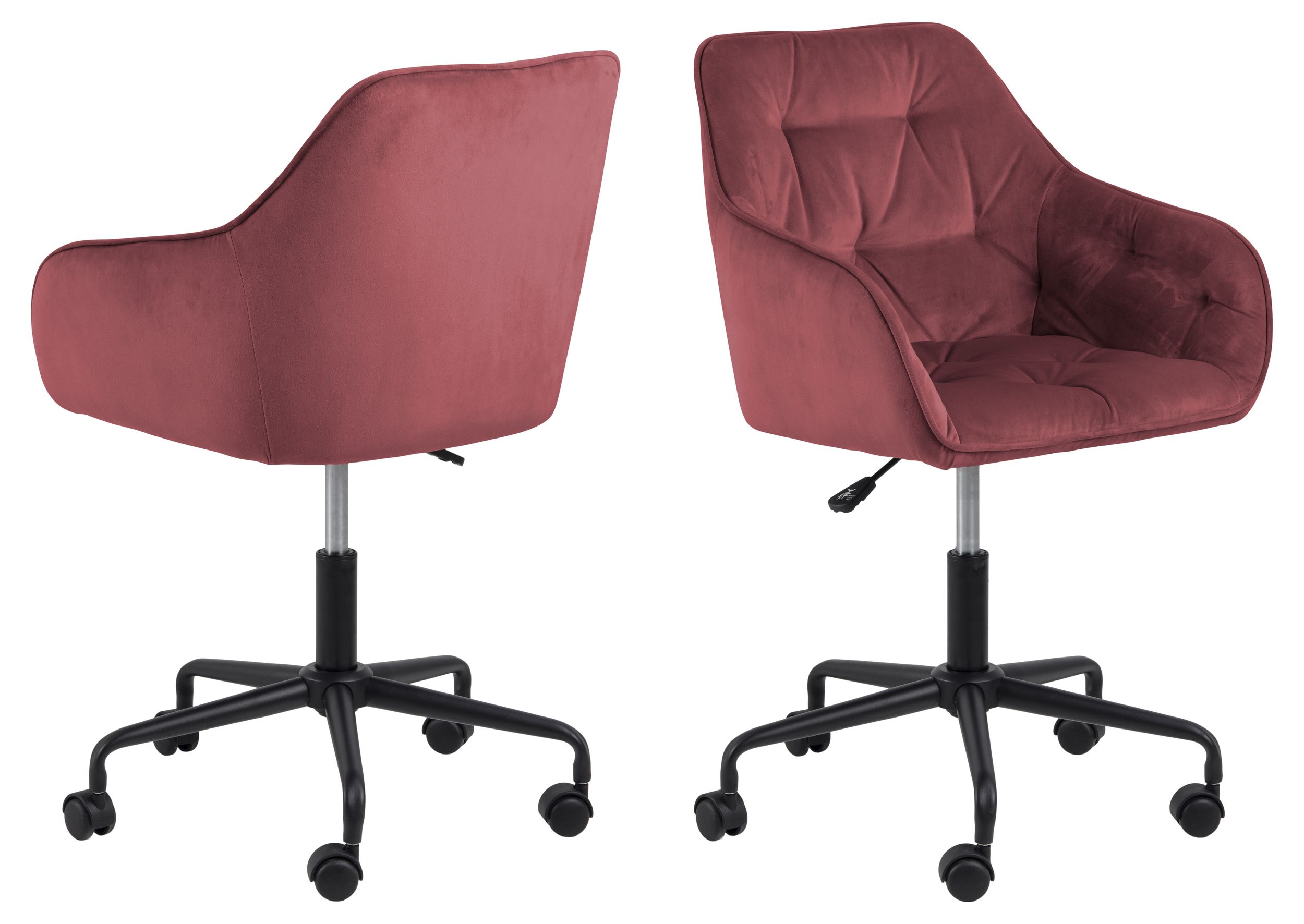 Bürostuhl Rot-Braun BRITTANI
