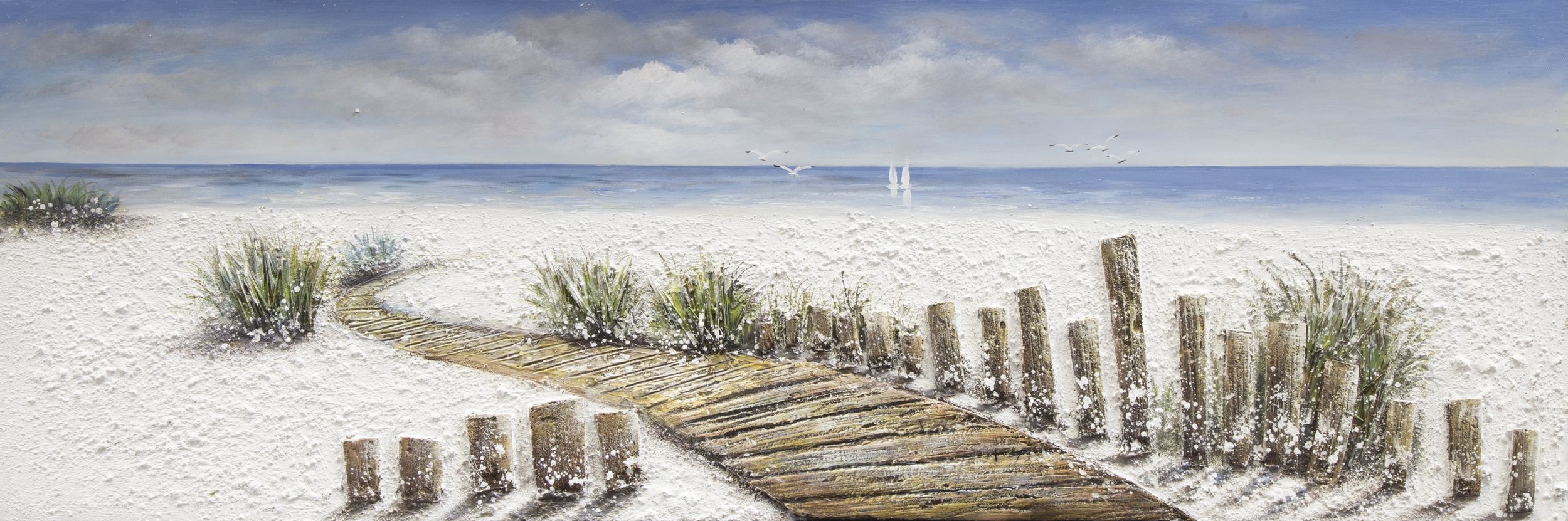 Leinwandbild 50x150cm ORIGINAL SORDAN