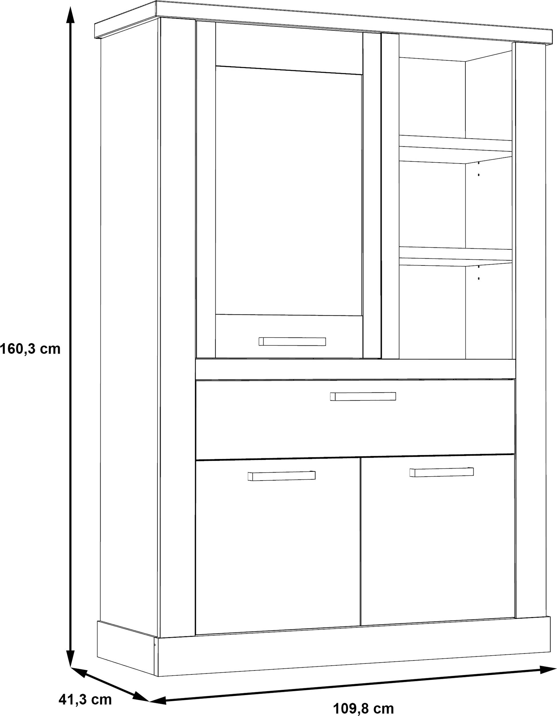 Highboardvitrine  8060000273