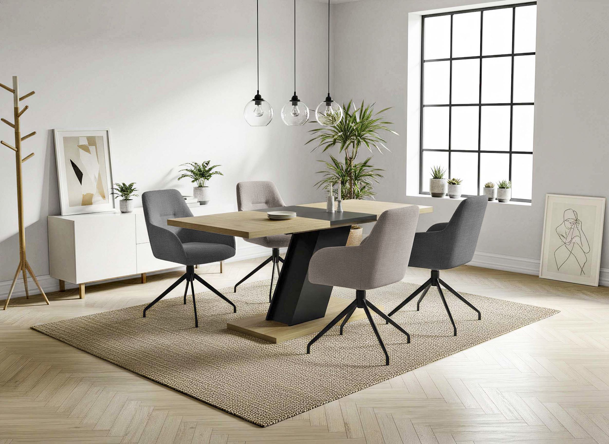 Polsterstuhl mit Armlehnen 8094600095