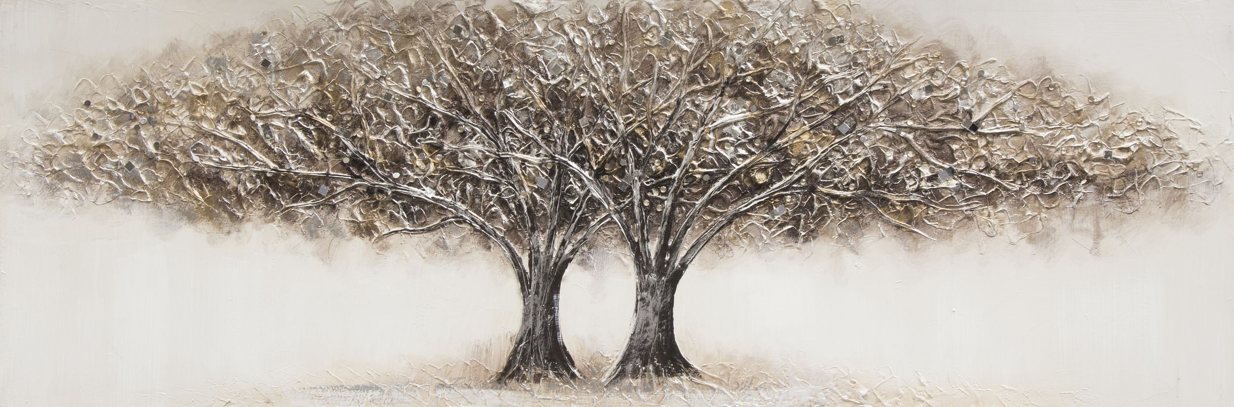 Keilrahmenbild 50x150cm ORIGINAL SORDAN, TREE