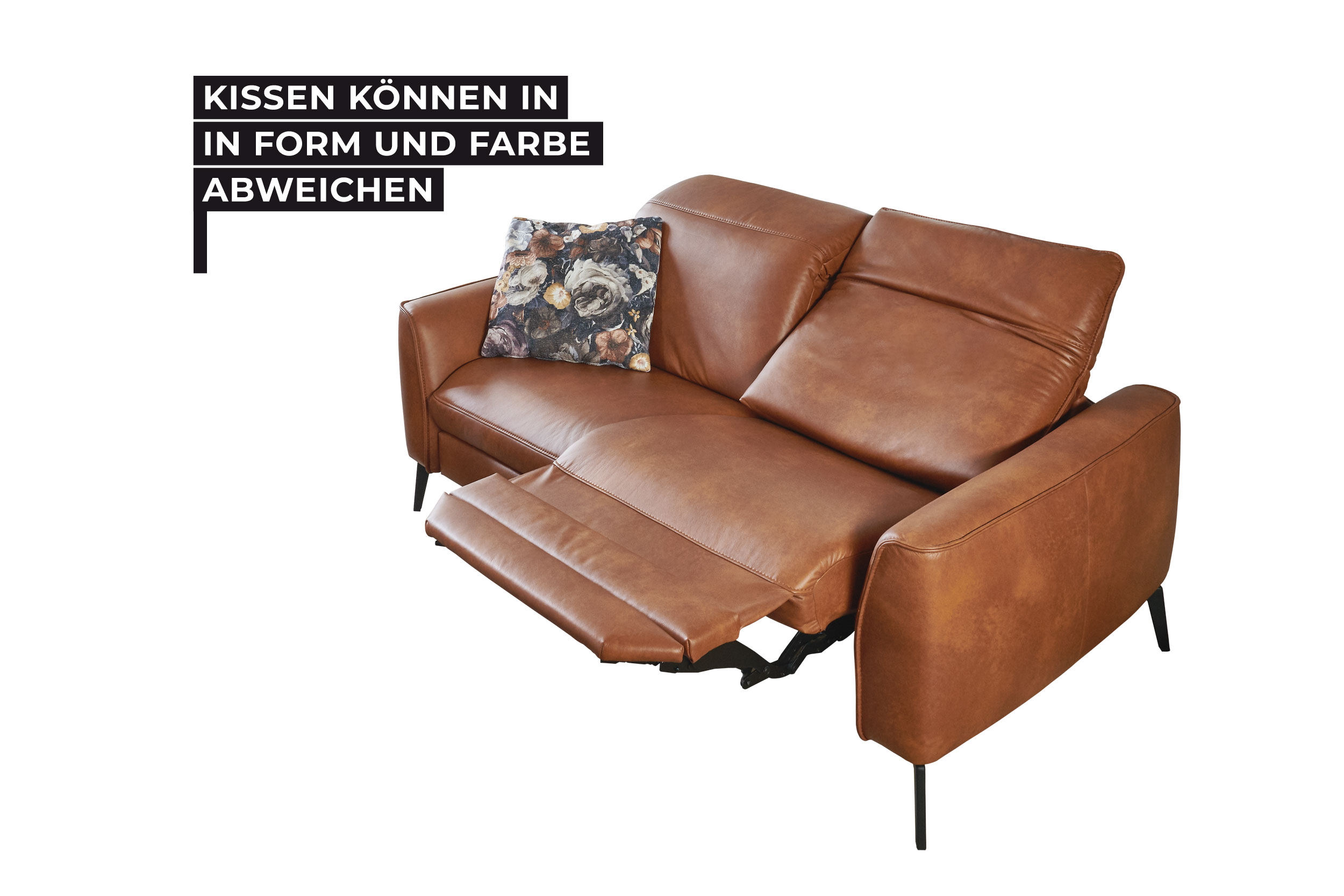 Leder-Sofa 2,5-sitzig HENRI [Planpolster]