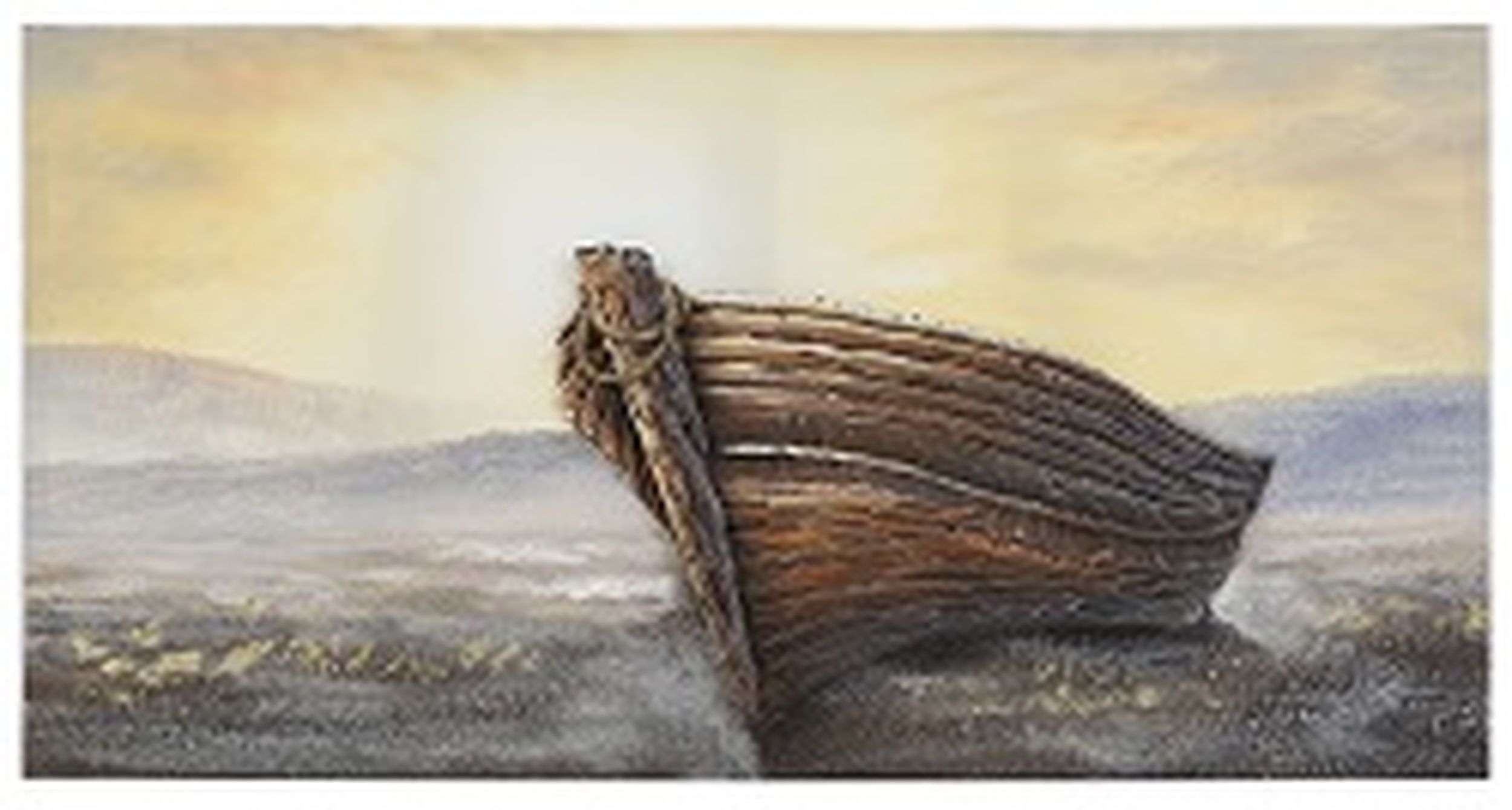 Leinwandbild 40x80cm ORIGINAL NESTO, BOAT