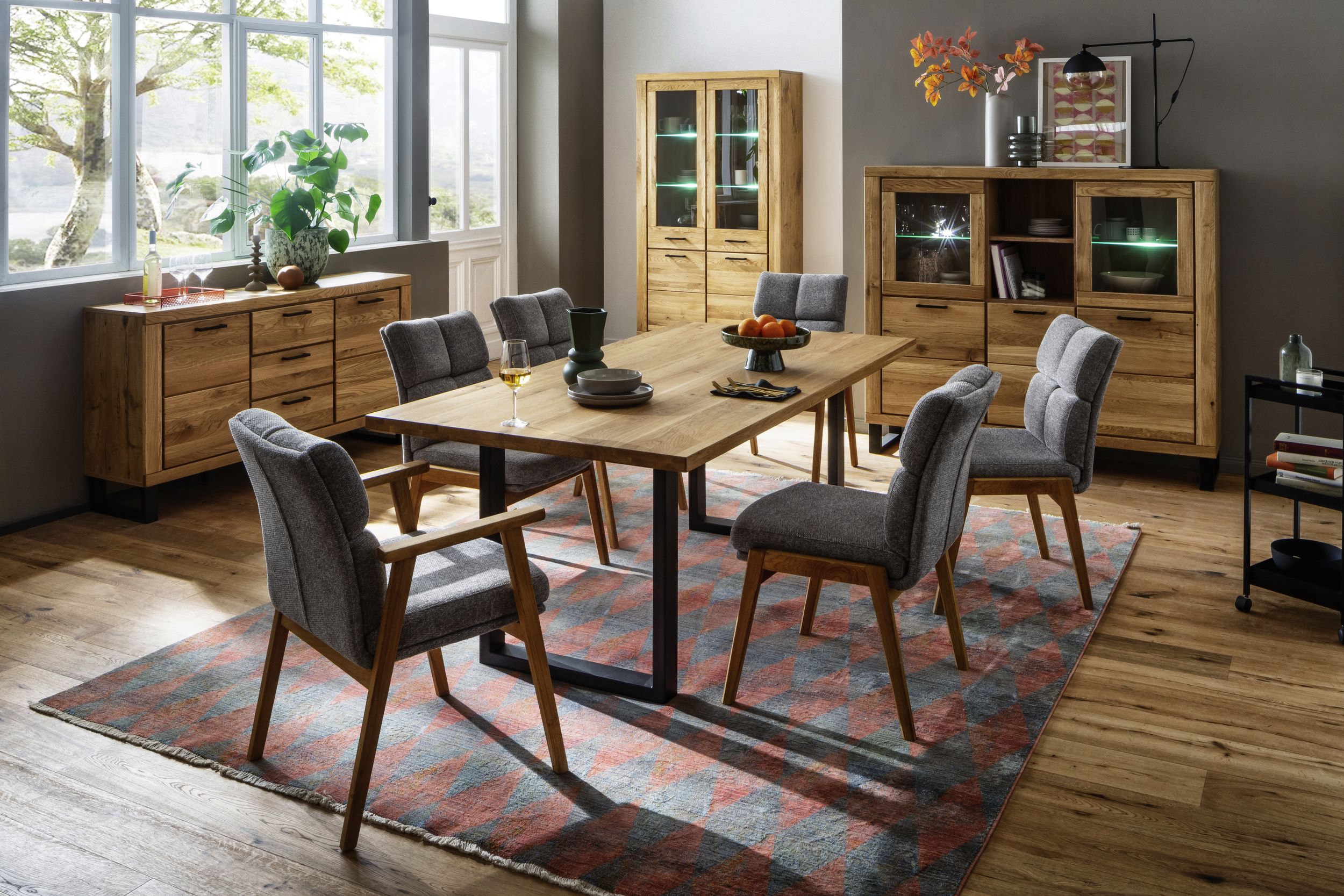Highboard Teilmassiv 8092800155