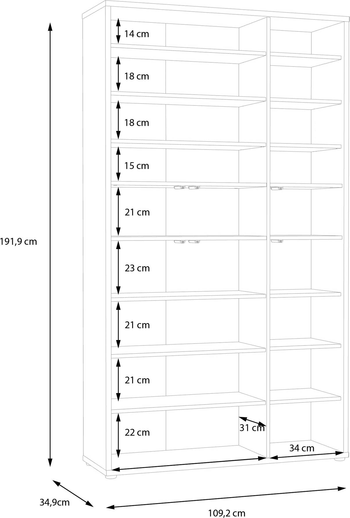 Schuhschrank 6T 8060000278