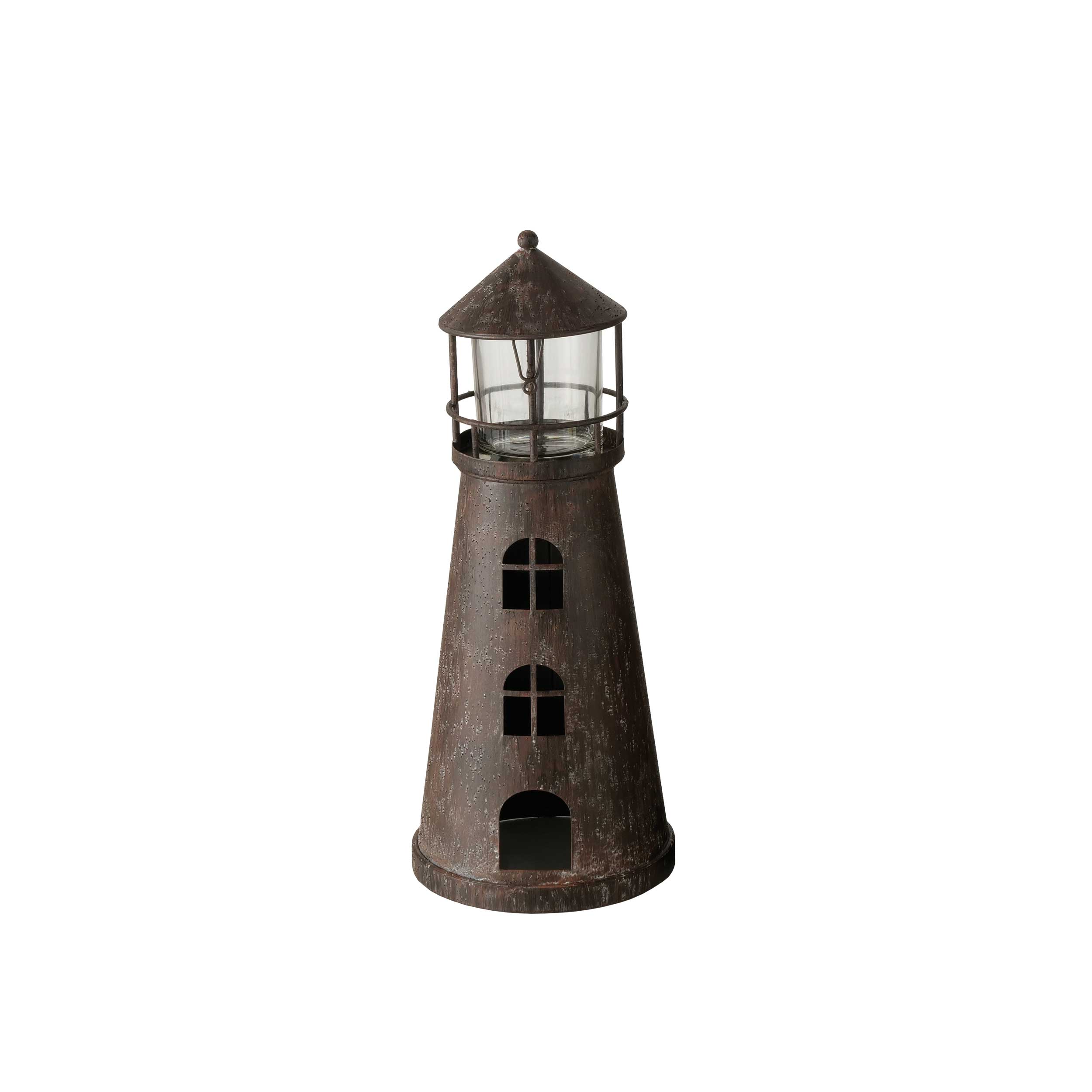 Windlicht Leuchtturm 37cm, 1 aus 2 NORANA