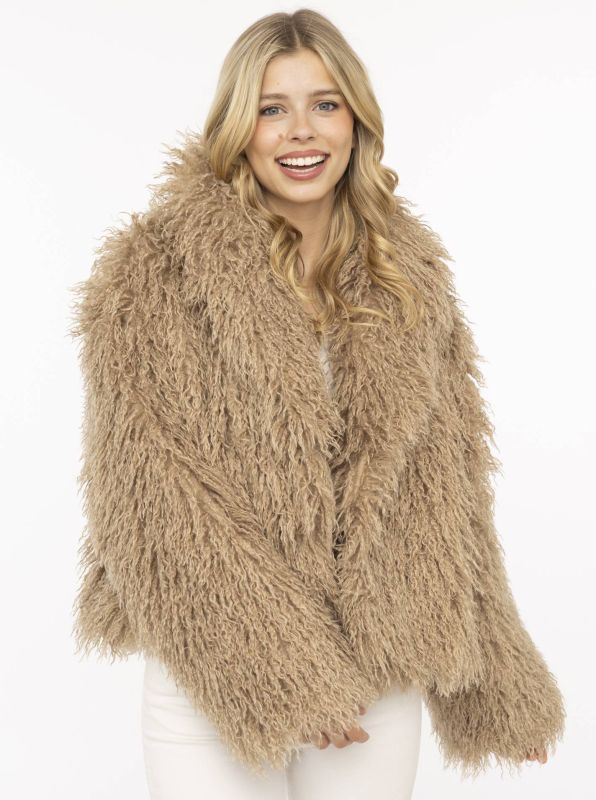 Kunstpelzjacke Gr. S/M FLUFFY [Zwillingsherz]