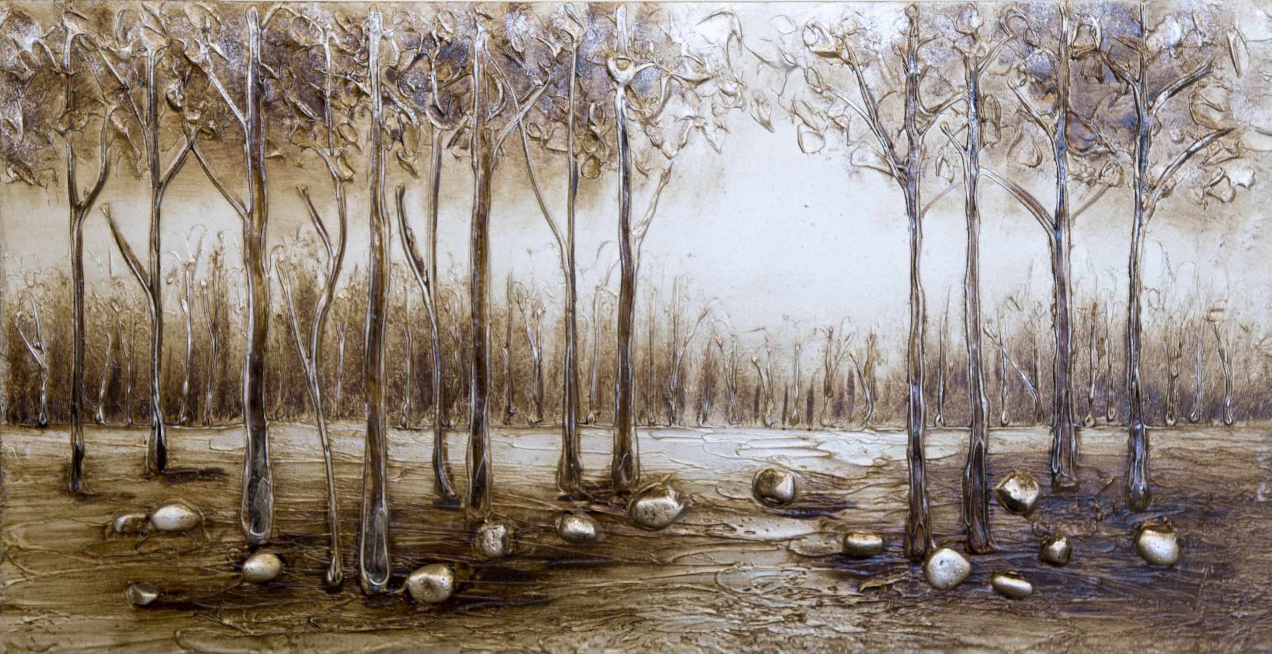 Leinwandbild 40x80cm ORIGINAL NESTO, WOOD
