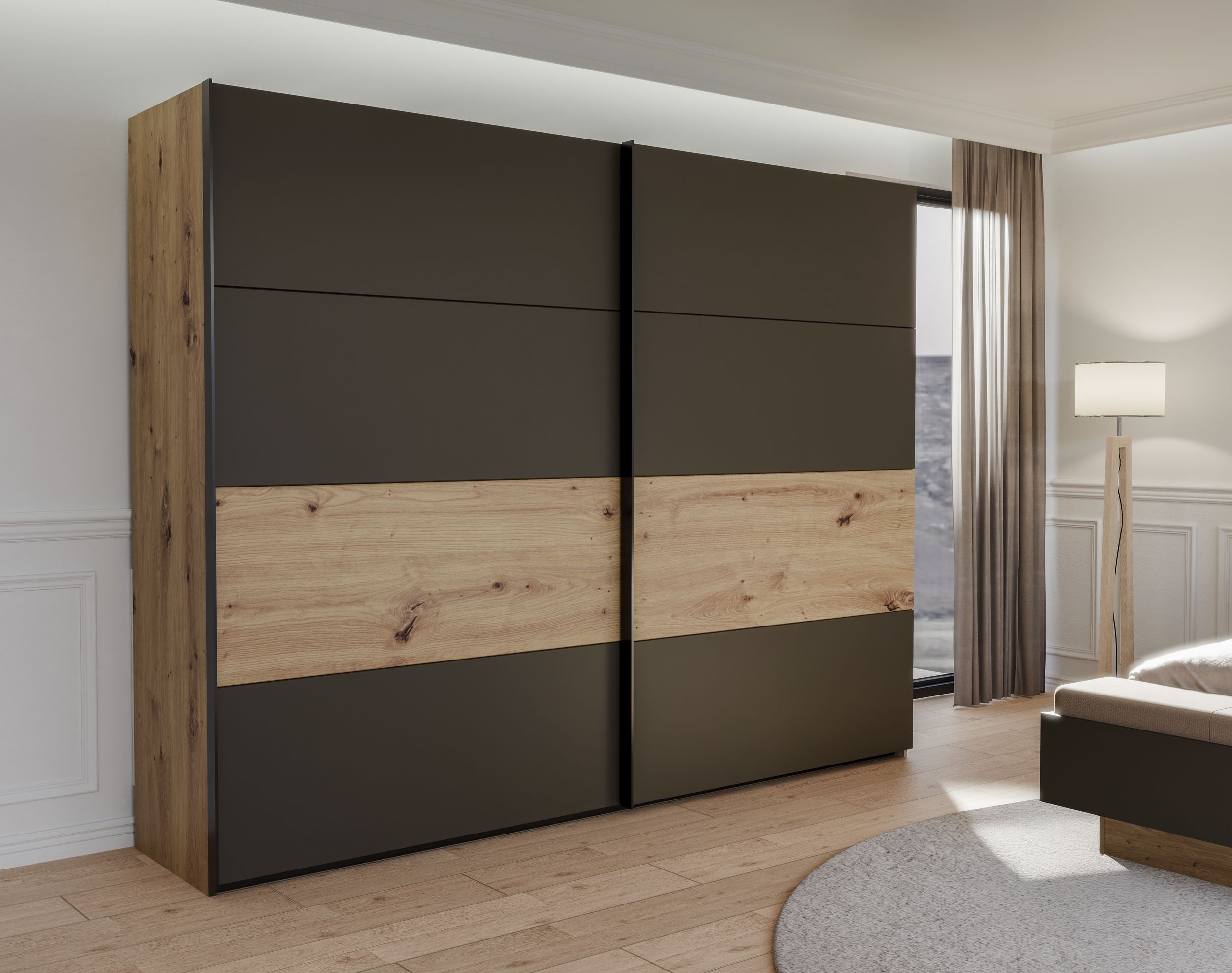 Schwebetürenschrank 2-türig 8060000360