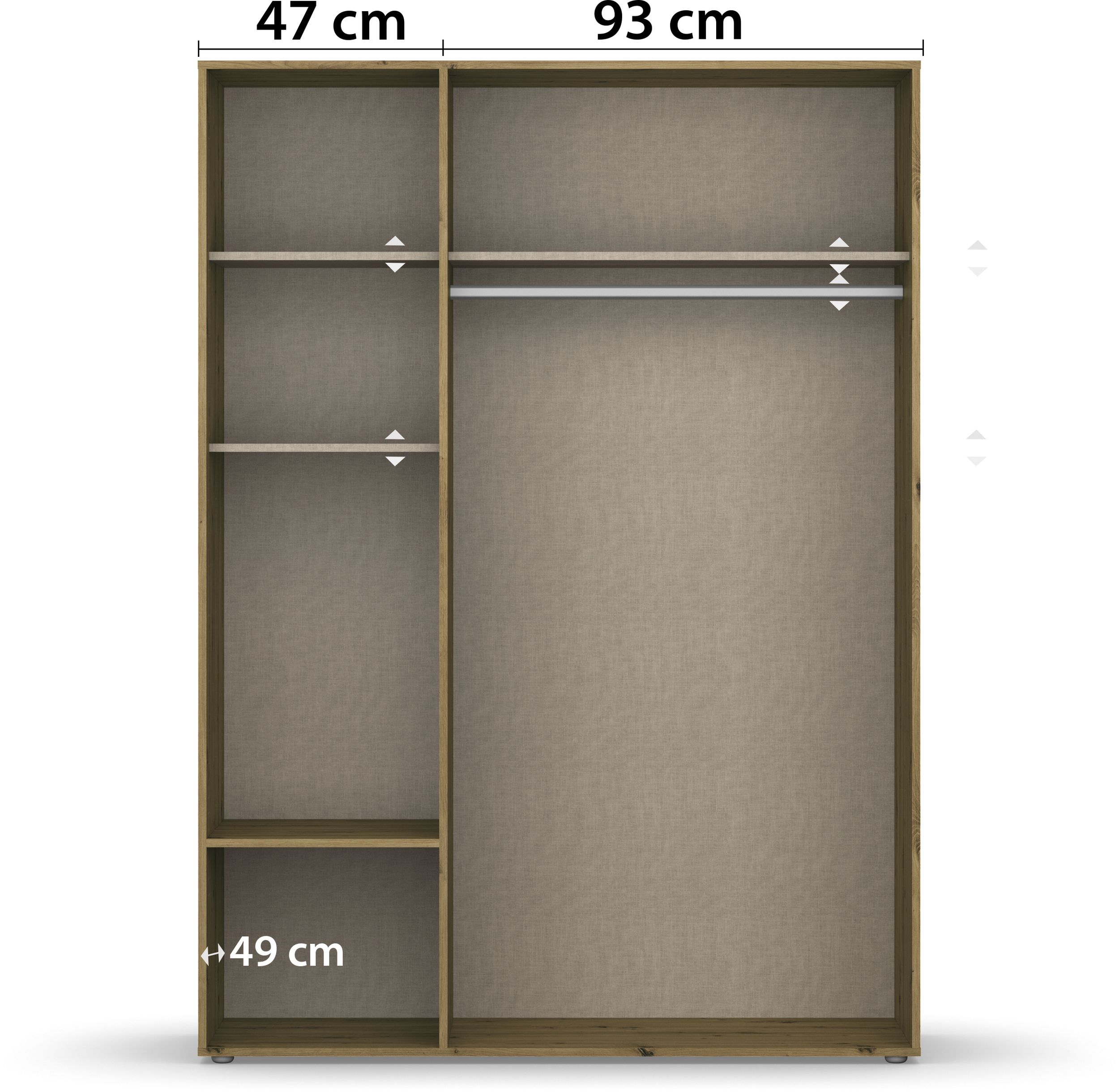 Drehtürenschrank 3-trg. 7013400244