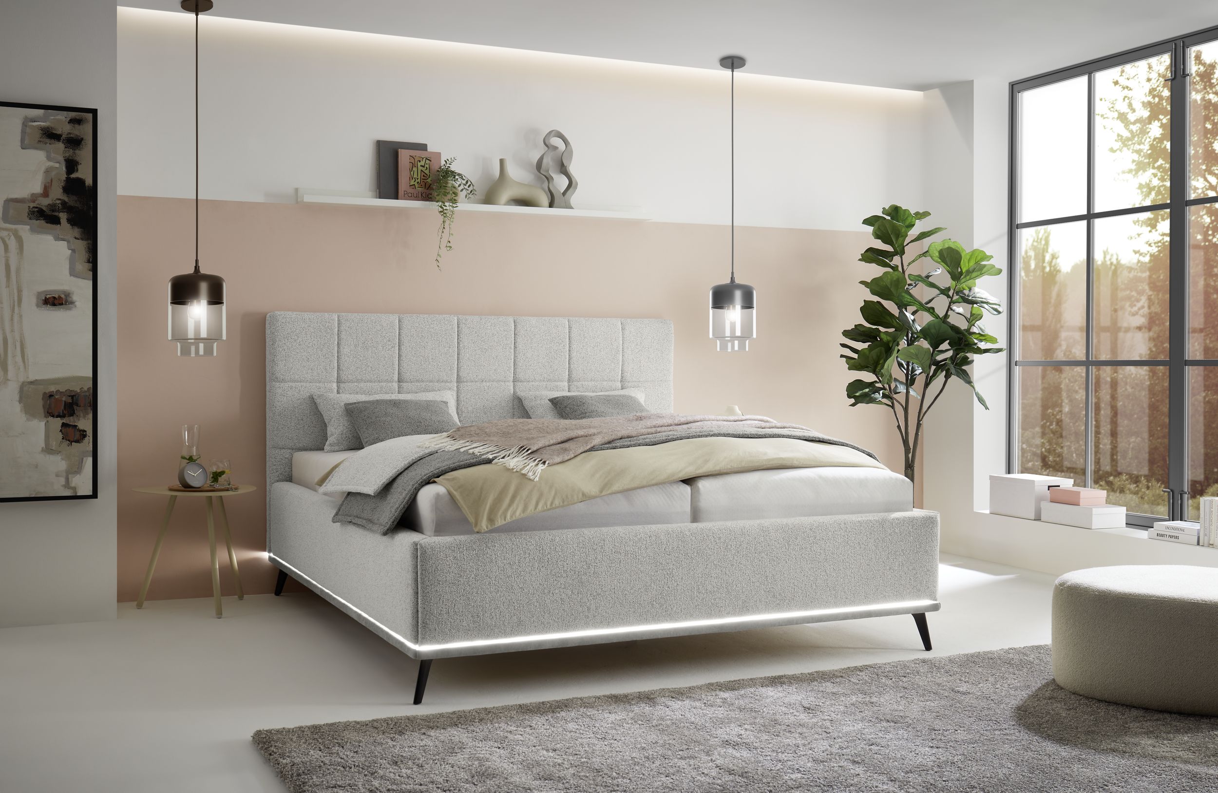 Polsterbett 180 STAMFORD [HAPO]