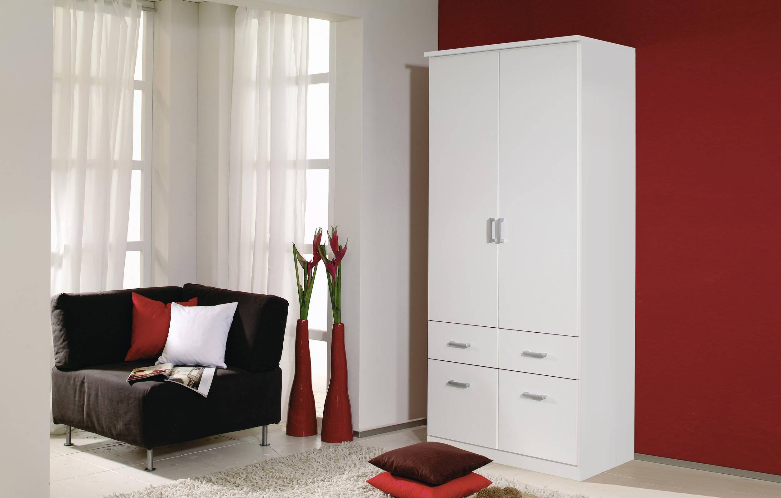Drehtürenschrank mit Kranzblende 7013400036