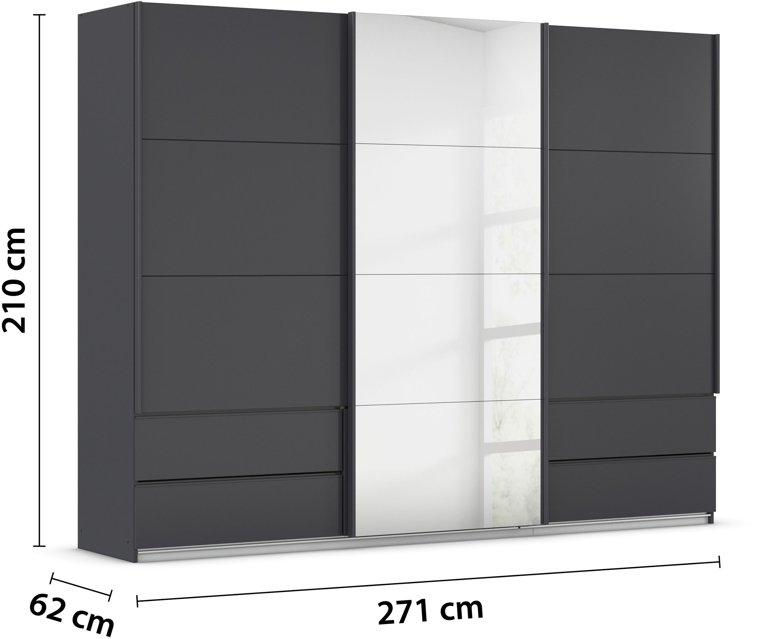 Schwebetürenschrank 3-trg. 7013400246