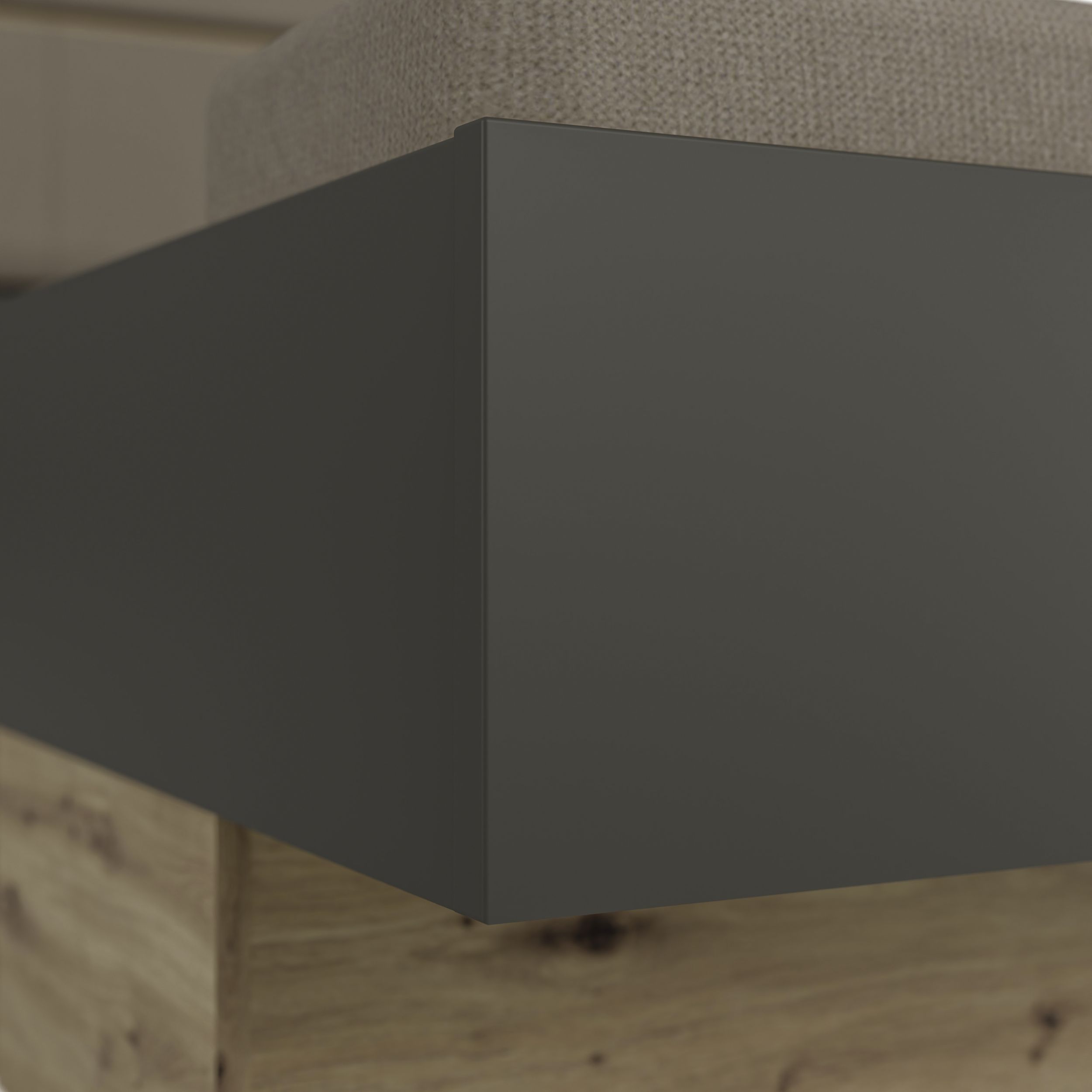 Bettgestell mit 2 Nachtkommoden 8060000358